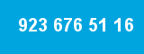 923 676 51 16 923 676 51 16